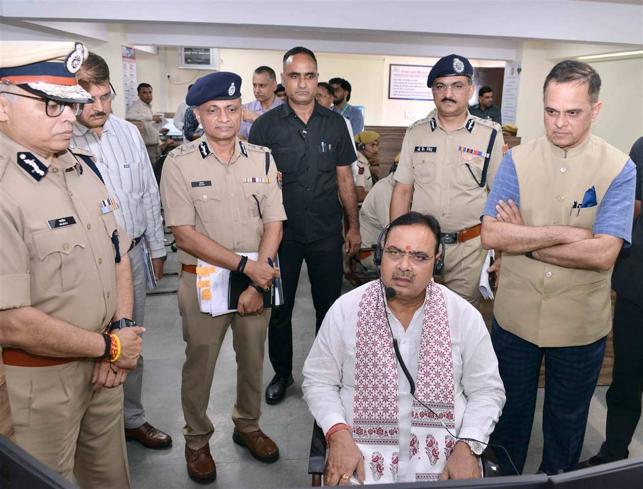 मुख्यमंत्री भजनलाल शर्मा ने राजस्थान साइबर क्राइम कन्ट्रोल सेंटर का किया अवलोकन—
